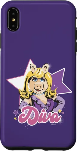 Vista 11 de Funda para iPhone 16 Disney The Muppets Miss Piggy Diva Retrato