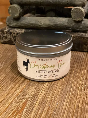 Vista 3 de Christmas Tree Candle Tin