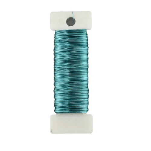 Vista 33 de HAHIYO Alambre Negro de Calibre 22 - 1 Rollo, 38 Yardas (115 Pies) Alambre Floral Flexible para Manualidades, Coronas de Navidad, Arreglos