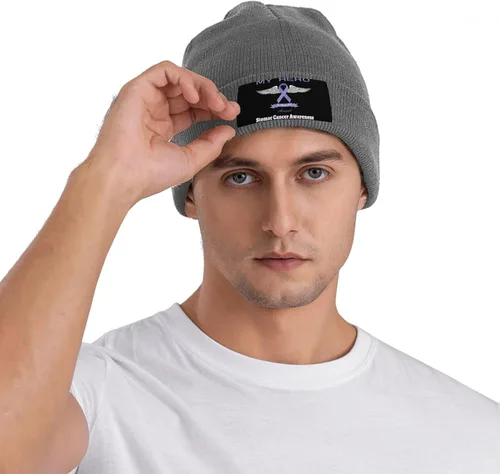 Vista 7 de Beanie Hat Unisex Stretchy Hat Soft Warmth Knit Hat Cap for Men & Women