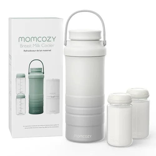 Vista 12 de Momcozy Enfriador portátil de leche materna de 22 onzas para exteriores, salvavidas con enfriamiento total de 360° durante 24 horas, enfriador