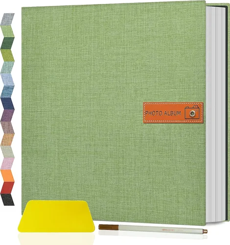 Vista 50 de Popotop Álbum de fotos grande autoadhesivo 4x6 5x7 8x10 Álbum de recortes DIY Libro de imágenes, Regalos para mamá, familia, bebé y boda