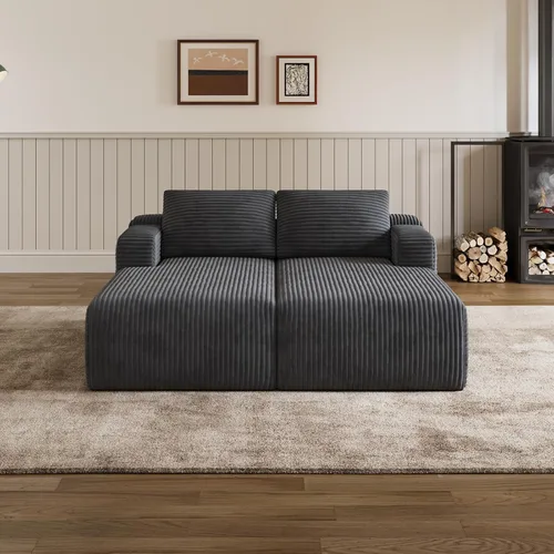 Vista 26 de Novilla Camillas deshuesadas en forma de L de 144 pulgadas para sala de Beige