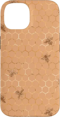 Vista 4 de Honey Comb Honey Bee Pretty Garden - Carcasa para iPhone 17