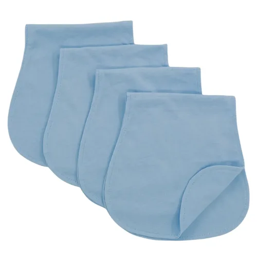 Vista 10 de Paños para Eructos de Bebé Juego de Paños para Eructos Curvados Absorbentes y Suaves Valiosos Paquete de 4 Dobles Capas (Tono Gris Ciervo)