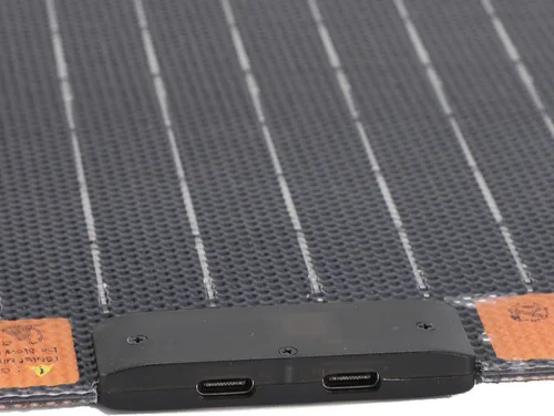 Vista 7 de Drfeify Cargador de panel solar de 30 W, tecnología monocristalina, carga rápida para teléfonos, ideal para acampar y viajar