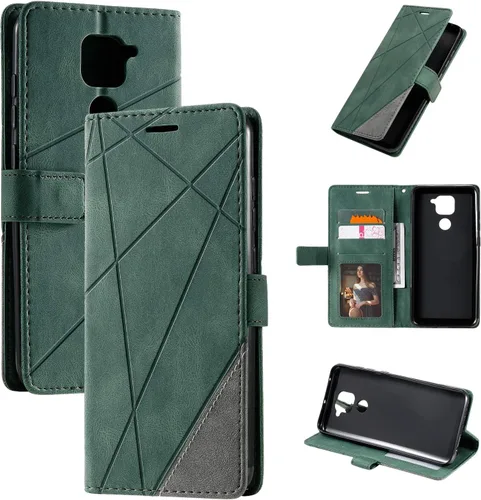 Vista 9 de Funda para Xiaomi Redmi Note 9 Caso,Funda para Xiaomi Redmi Note 9 M2003J15SG M2003J15SS / Redmi 10X 4G M2004J7AC M2003J15SC Funda Flip PU Funda