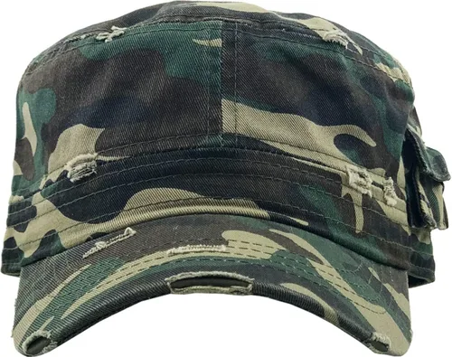 Vista 2 de Cadet Army - Gorra de estilo militar básico diario (ahora con la versión de bolsillo Stash)
