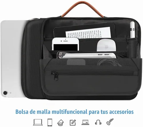 Vista 5 de Fintie 12.9-13 pulgadas Tablet Laptop Sleeve Case, Maletín Bolsa de hombro