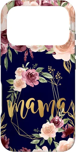 Vista 30 de Mama Floral New Mom Flower Print Pregnant Woman Watercolor Case for iPhone 17