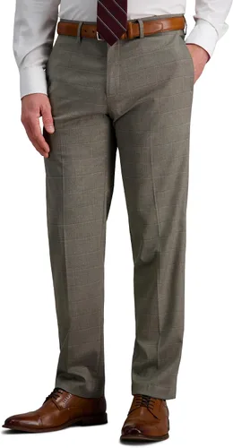 Vista 29 de Haggar Pantalones y Chaquetas de Traje por Separado Jmh Premium Stretch de Corte Entallado para Hombres Negro Sólido