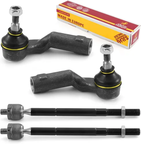 Vista 58 de Metrix Premium Chassis Parts - Kit de 4 piezas de extremos de barra de acoplamiento frontal exterior e interior compatible con Nissan Pathfinder