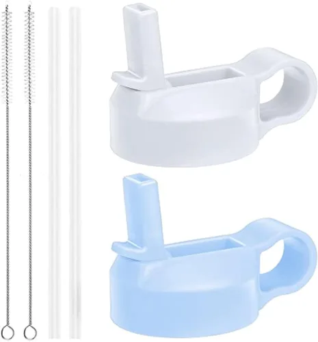 Vista 6 de The Mass Tapa de pajita de boca ancha, compatible con la mayoría de las botellas de agua deportivas