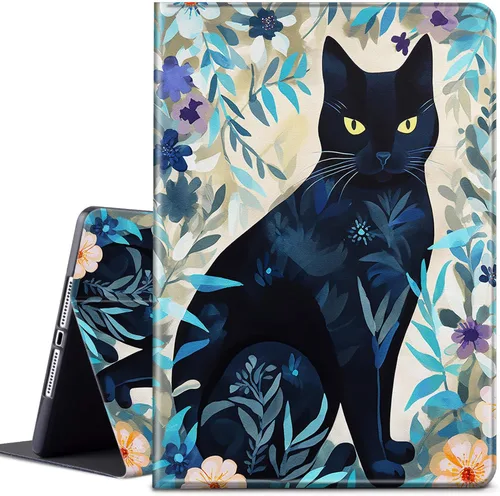 Vista 25 de Funda para tablet Kindle Fire 7 2019/2017 lanzamiento 9ª/7ª generación 7 pulgadas, ligera, protectora de piel sintética, cubierta inteligente
