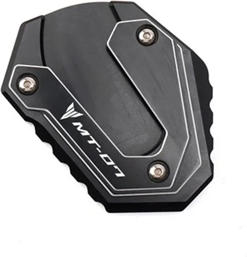 Vista 7 de Soporte lateral para motocicleta, ampliación, tapones de aire para válvula de neumático para Yamaha FZ07 FZ 07 MT07 MT 07 MT-07 MT-07 2014 2023 Rojo