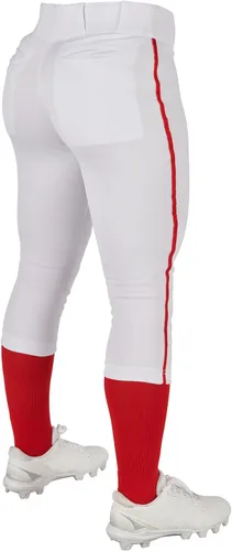 Vista 3 de Champro Girls Tournament Traditional Low-Rise Softball Pants with Braid