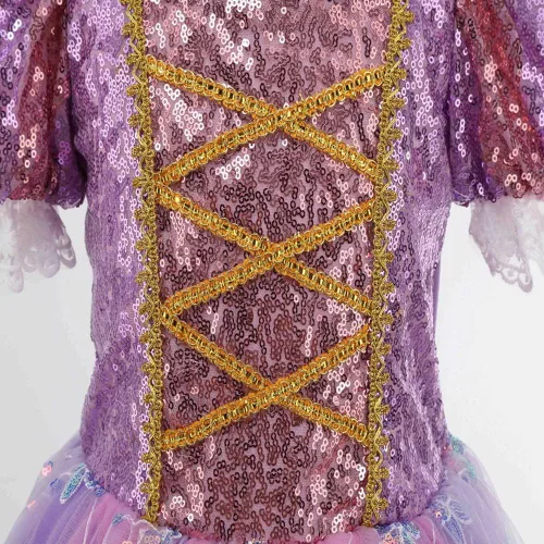 Vista 6 de MINACARE Disfraz de princesa magnífico vestido de reina elegante vestidos de fiesta de cosplay