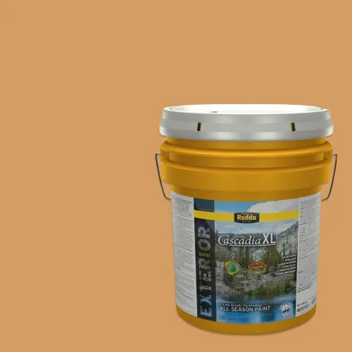 Vista 180 de Rodda Paint CASCADIA ZERO - Pintura plana e imprimación para interiores en uno, cuarto de galón, crema de ballet