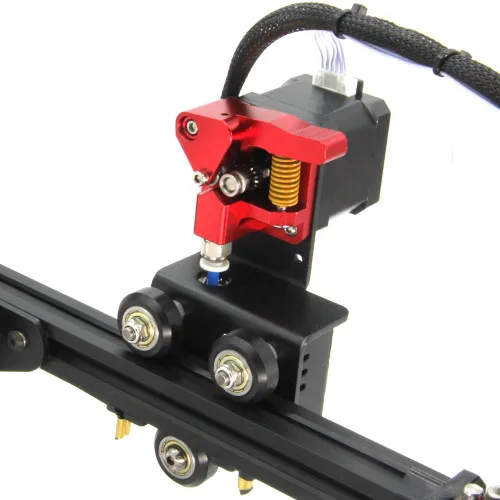 Vista 7 de Placa de soporte de extrusora de engranajes dual de accionamiento directo, filamentos flexibles de impresión fácil para impresora 3D Ender-3, Ender