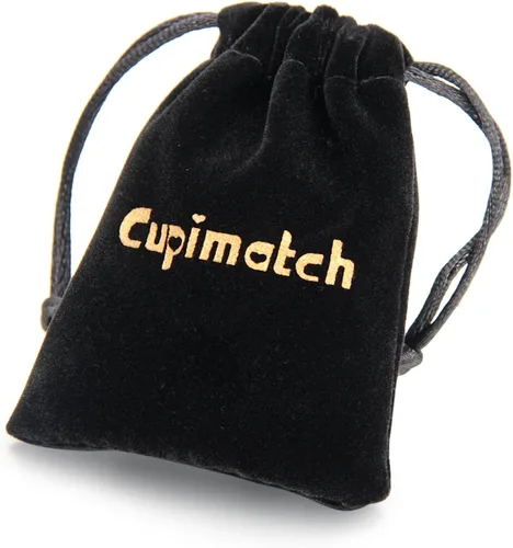 Vista 5 de Cupimatch - Juego de 2 pulseras para parejas de acero inoxidable, diseño de corazón