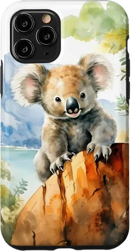 Vista 29 de Cute Little Koala Bear in The Wild Case for iPhone 17
