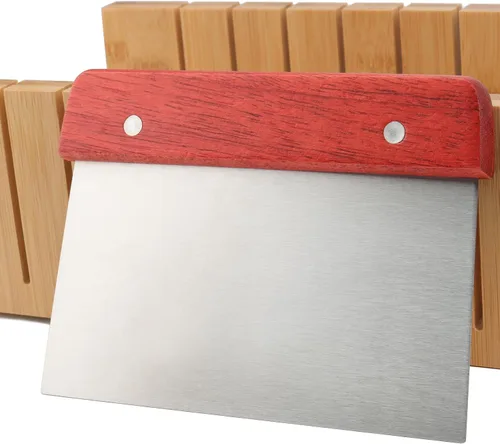Vista 2 de Juego de 5 moldes de silicona para jabón de 45 onzas, juego flexible de 2 moldes rectangulares para hacer jabón con 1 molde de jabón de madera, 1