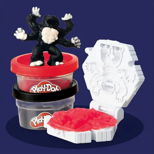 Vista 7 de Play-Doh Marvel Capitán América Moto-Cortador Set de juego con figura de acción articulable, 3 accesorios, juguetes de imaginación para niños de 4
