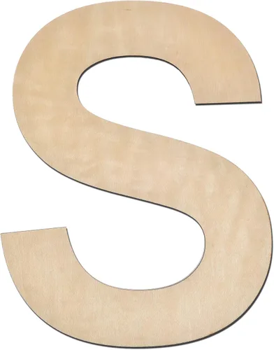 Vista 19 de Letra de madera A de 12 pulgadas de grosor, letra de madera grande sin terminar de 1/4 de pulgada de grosor para decoración de pared del hogar Letra
