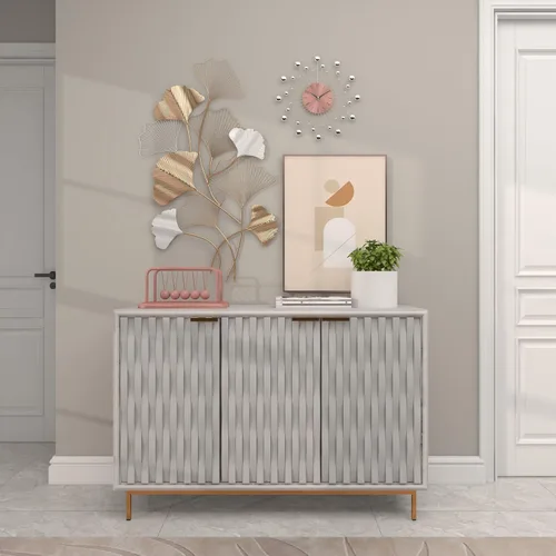 Vista 6 de Deco 79 Reloj de pared de metal Starburst con detalles de cristal, 15" x 1" x 15", cobre