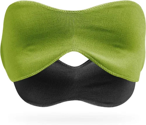 Vista 11 de Máscara de ojos para dormir, cómoda y suave con los ojos vendados para hombres y mujeres que ofrece un sueño tranquilo y totalmente reparador, mejor