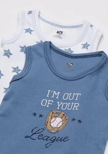 Vista 4 de Hudson Baby - Mamelucos unisex, sin mangas y de algodón, para bebé