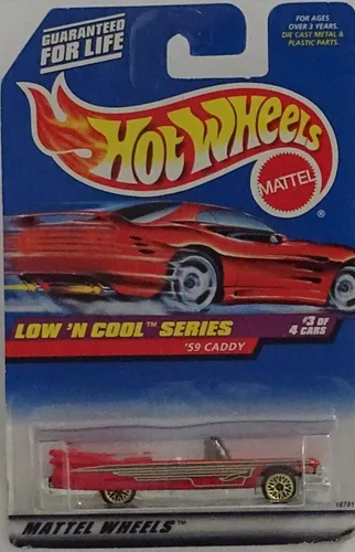 Vista 4 de Hot Wheels 1998-699 '59 CaddY 1959 Low'n Cool Serie 3 de 4 Escala 1:64