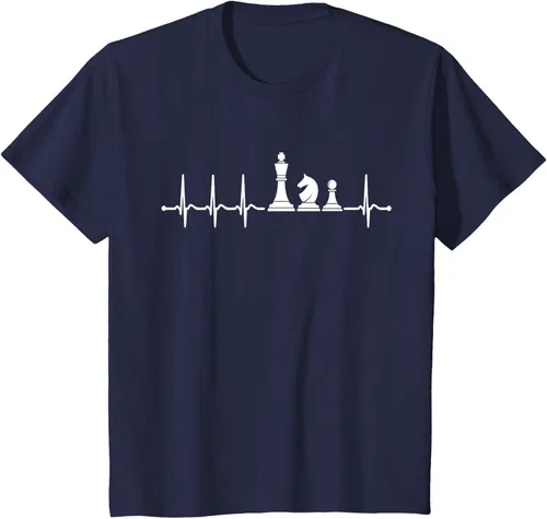 Vista 67 de Camiseta de ajedrez, niños de ajedrez, amantes del ajedrez, camiseta de ajedrez para niños, Negro