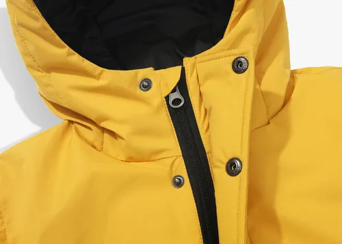 Vista 4 de Spmor Chaqueta de esquí impermeable con capucha para niños y niñas, abrigo de snowboard resistente al viento para la nieve