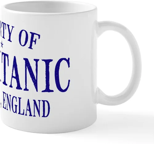 Vista 23 de CafePress The Courageous Titanic Band Taza de café de cerámica de 11 oz (11.0 fl oz)