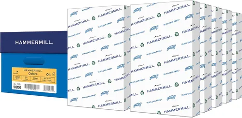 Vista 24 de Hammermill - Papel de color, papel de impresora color ante de 20 libras, 8.5 x 11 pulgadas - 1 resma (500 hojas), fabricado en los Estados Unidos