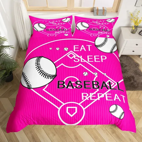 Vista 27 de jejeloiu Juego de ropa de cama de fútbol para niños, tamaño individual, juego de funda de edredón de fútbol para niños y niñas, funda de edredón