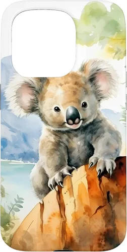 Vista 14 de Cute Little Koala Bear in The Wild Case for iPhone 17