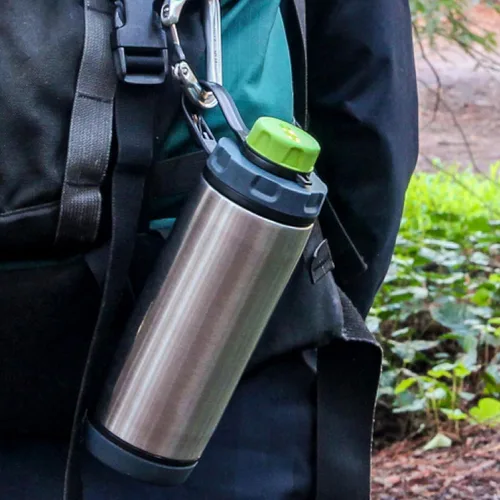 Vista 6 de humangear capCAP+ Convierte aberturas de boca ancha Apertura fácil y segura Material apto para alimentos Tapa de accesorio para botella