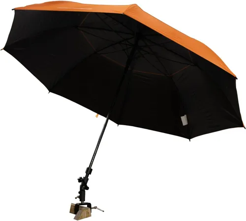 Vista 7 de Supco MUKIT-FR TradeFox - Paraguas de 60 pulgadas con kit de base magnética, abrazadera de acero HD y cordón