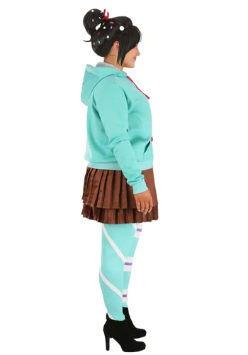 Vista 5 de Disfraz Disney Vanellope Talla Grande de Wreck-It Ralph Multicolor