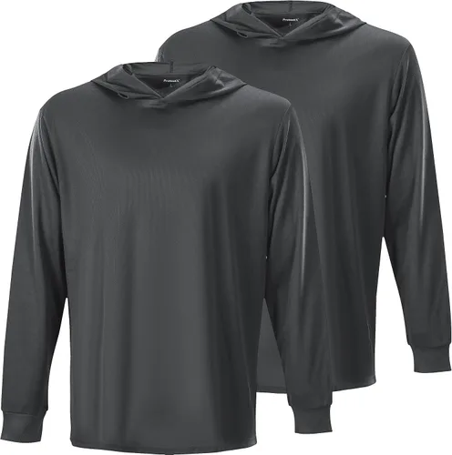 Vista 16 de ProtectX Sudadera ligera de manga larga con protección solar de alta visibilidad, UPF 50+ de secado rápido, camisa SPF UV, ropa activa