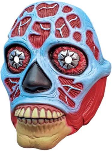 Vista 2 de They Live Alien Vacuform Máscara Azul