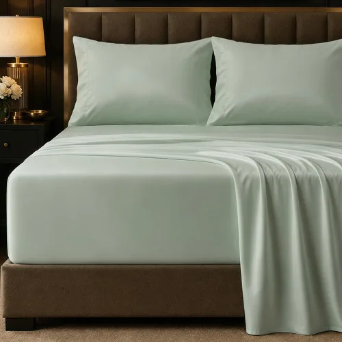 Vista 14 de HYPREST Sábanas de algodón egipcio tamaño Queen – Sábanas de 18 pulgadas de profundidad tamaño Queen color naranja quemado, sábanas de lujo suaves