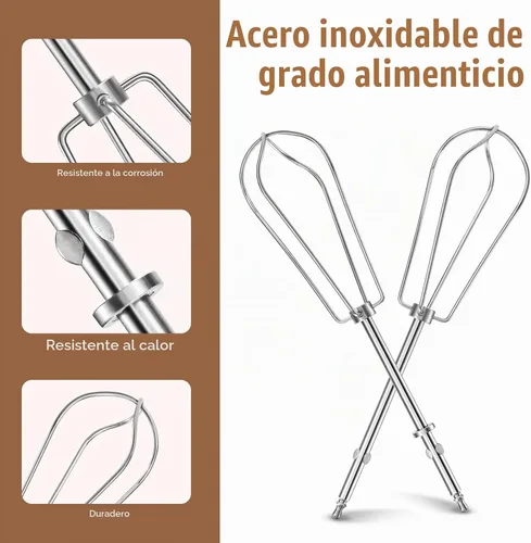 Vista 4 de CHM-BTR - Batidores de repuesto compatibles con batidora de mano Cuisinart