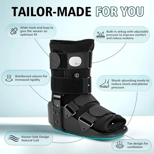 Vista 2 de Medibot Bota ortopédica, para fracturas, para el pie y el tobillo, talla S