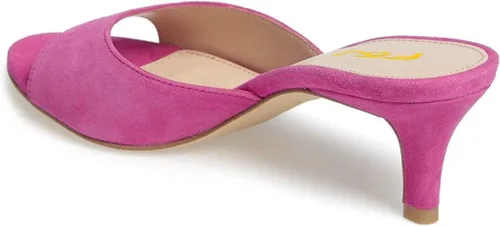 Vista 2 de FSJ Sandalias cómodas de tacón bajo para mujer con puntera abierta, sin cordones, para vestir de verano, 4-15 M de EE. UU