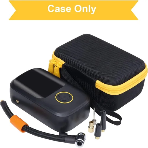 Vista 4 de Estuche de viaje rígido de Aenllosi compatible con inflador de neumáticos portátil Fanttik X8, organizador de compresor de aire para tubo de aire