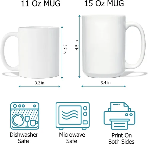 Vista 7 de Taza de café de concientización sobre el cáncer de mama con nombre personalizado, taza de café de 11 onzas, taza de té de cerámica blanca