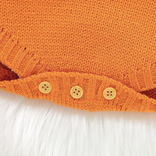 Vista 7 de Mameluco Kint para bebé niña, trajes de otoño para recién nacido, overol de una sola pieza, suéter de punto, ropa de invierno